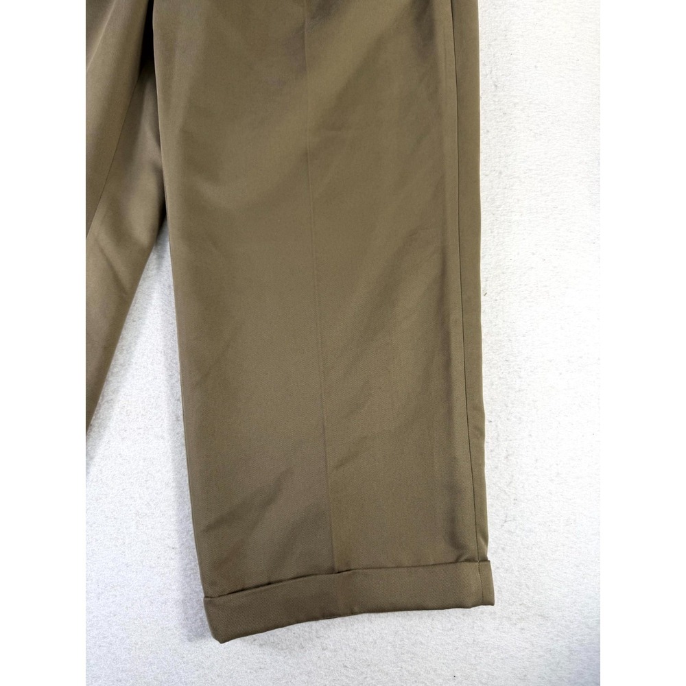 Perry Ellis Portfolio Dress Pants Mens 42/30 Brown Low Waist Office Business - Picture 5 of 16